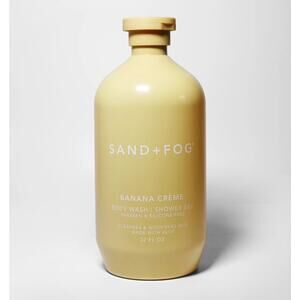 $18 New Sand + Fog Banana Creme Body Wash 32oz